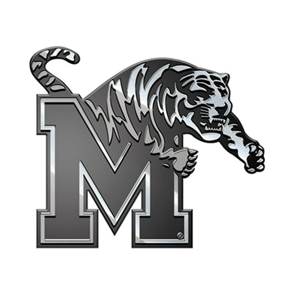 Fanmats 60391 Memphis College Team Molded Chrome Emblem
