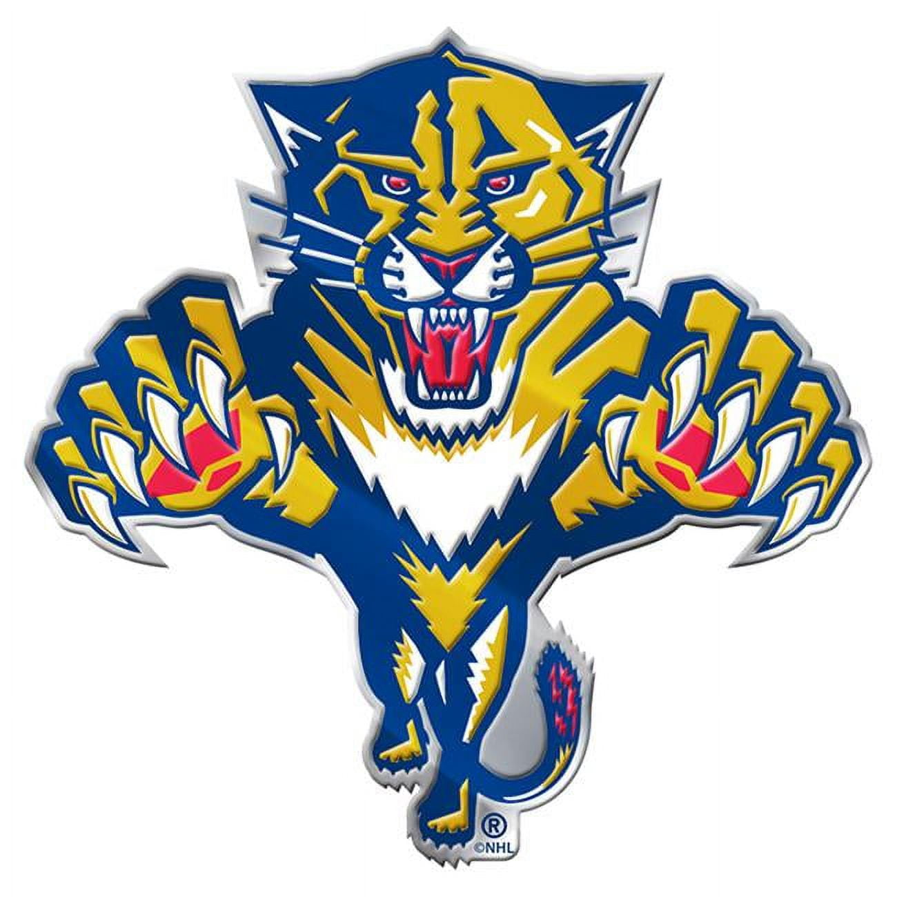 Fanmats 60488 Florida Panthers Heavy Duty Aluminum Embossed Color