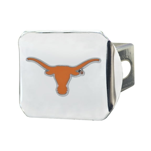 Fanmats Chrome Automotive Hitch Cover for University of Texas 3.4" x 4" Multicolor