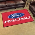 thumbnail image 1 of Fanmats Ford Racing Rug 4'x6' - Red, 1 of 4