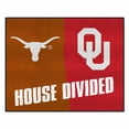 thumbnail image 1 of Texas - Oklahoma House Divided Rug 33.75"x42.5", 1 of 2
