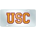 thumbnail image 1 of Fanmats USC Southern California Trojans License Plate Inlaid 6"x12", 1 of 5