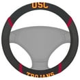 thumbnail image 1 of Fanmats USC Southern California Trojans Steering Wheel Cover 15"x15", 1 of 4