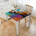 thumbnail image 1 of Fanna Fox Square Table Cover Oil Resistant, Wear Resistant, Reusable Desktop Protection for Picnic Dining Kitchen Farmhouse - 100% Polyester Fiber 46*46, 1 of 8