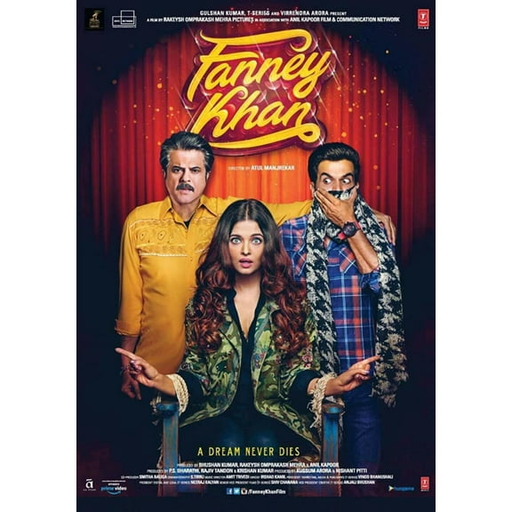 Fanney Khan Hindi DVD W/ English Subtitles - Starring Aishwarya Rai, Anil Kapoor