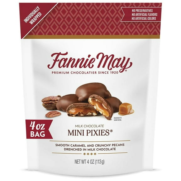 Fannie May Mini Pixies Bag 4.0 oz Pack of 2