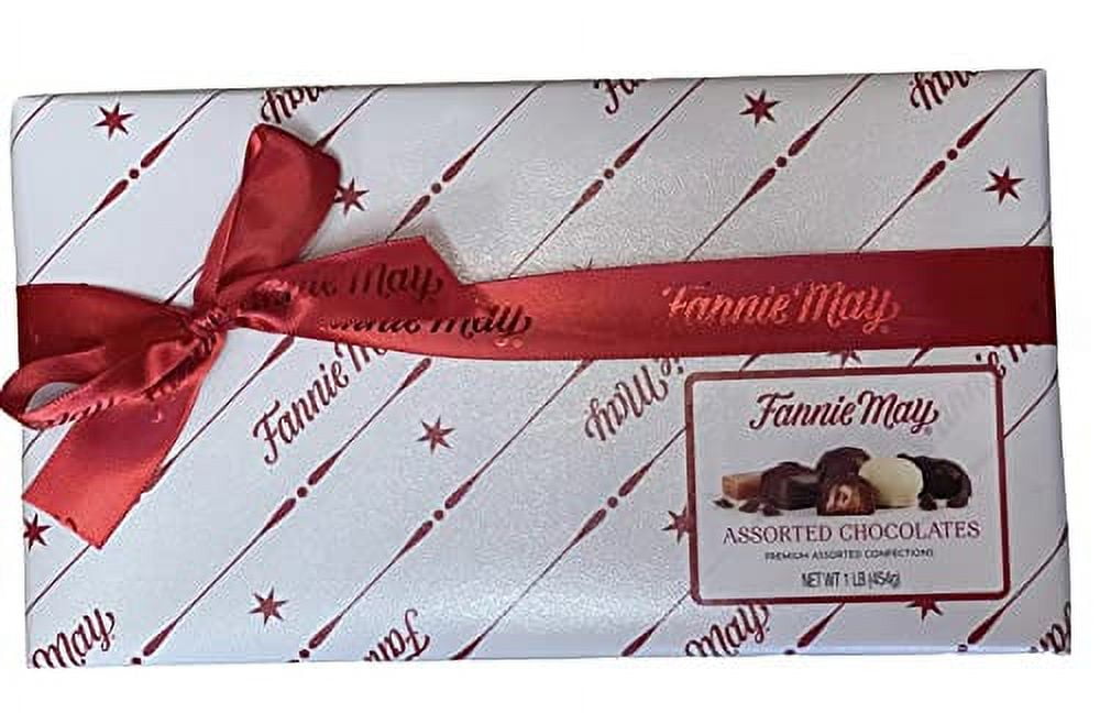 Fannie May Premium Milk and Dark Chocolates Variations 1 Pound Box