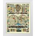 thumbnail image 1 of Fanning 15x18 White Modern Wood Framed Museum Art Print Titled - Human Race Female Costumes World - Fanning, 1 of 4