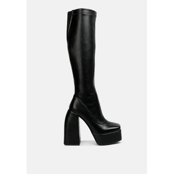 Fanning Platform Long Boots