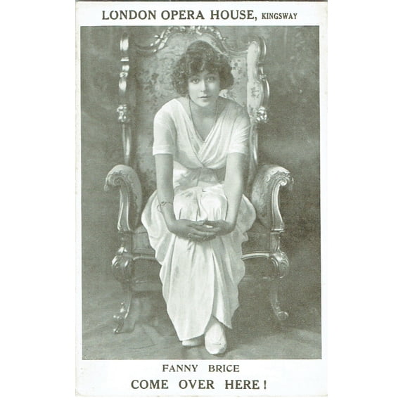Fanny Brice In Come Over Here By Mizner And Pemberton. Print By ® The Michael Diamond Collection Mary Evans Picture
