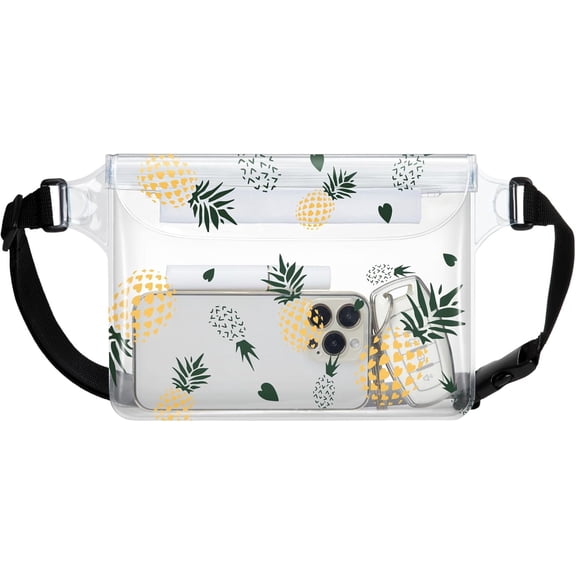 Fanny  - Cruise Essentials 2025 -  Pouch, Triple Zipper Roll- Dry Bag for Phone with Adjustable  Strap, Keep Passport Valuables Dry for Beach Kayaking Boating