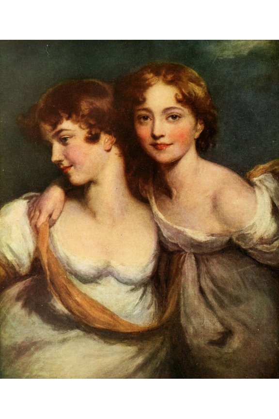 Fanny & Jane Hamond The Connoisseur 47 1917 Canvas Art - Thomas Lawrence (24 x 36)