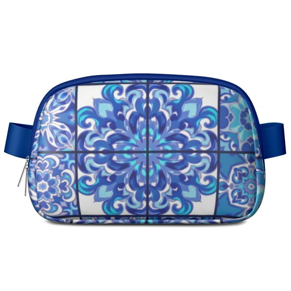 Fanny Pack Bohemian Tribal Fashion Belt Bag Small Cross Body Bags for Women Casual Waist Packs with Adjustable Strap Waterproof Belt Bag for Workout Running Travelling