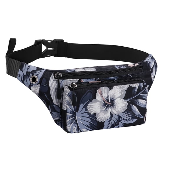 Fanny Pack for Women Men,Crossbody Fanny Pack Water Resistant Sports Waist Bag Pack, Belt Bag for Travel Hiking Running