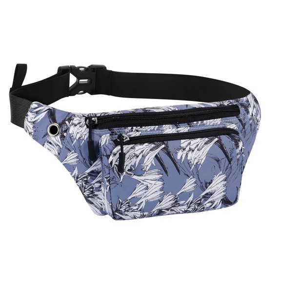 Fanny Pack for Women Men,Crossbody Fanny Pack Water Resistant Sports Waist Bag Pack, Belt Bag for Travel Hiking Running