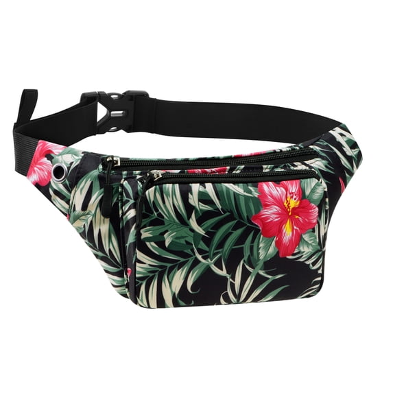 Fanny Pack for Women Men,Crossbody Fanny Pack Water Resistant Sports Waist Bag Pack, Belt Bag for Travel Hiking Running