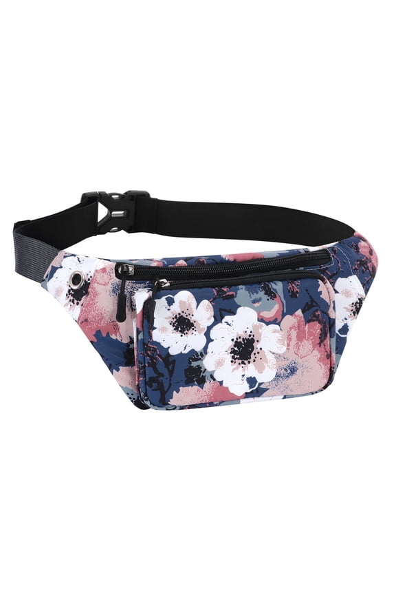Fanny Pack for Women Men,Crossbody Fanny Pack Water Resistant Sports Waist Bag Pack, Belt Bag for Travel Hiking Running