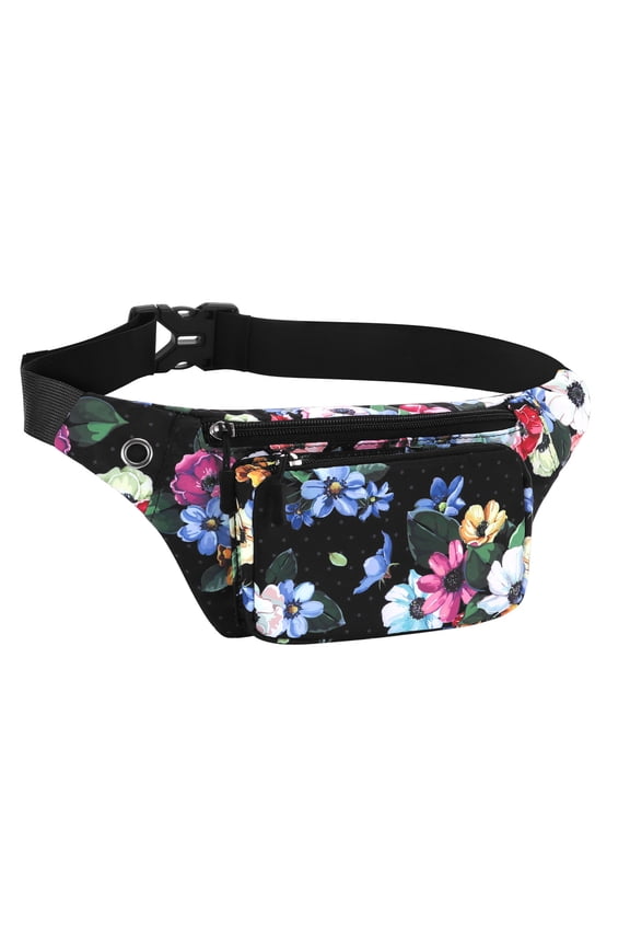 Fanny Pack for Women Men,Crossbody Fanny Pack Water Resistant Sports Waist Bag Pack, Belt Bag for Travel Hiking Running