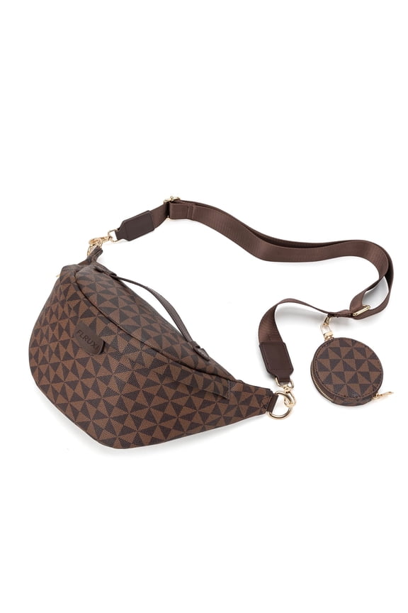 Fanny Pack Crossbody Sling Bag Purse for Women,Sling Bag for Women Small Belt Chest Bum Bag Checkered waist Fanny Pack Crossbody for Daily Shopping Travel