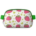 thumbnail image 1 of Fanny Pack Cute Crossbody Bags for Commuters Stylish Waist Packs Running Workout Hiking Travel Fanny Pack Strawberry, 1 of 7