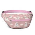 thumbnail image 1 of Fanny Pack Cute Ghost Halloween Pattern Waist Pack Bag,Running Cross Bag,Waterproof Large Fanny Packs for Women Men for Travel Running Hiking Cycling, 1 of 6