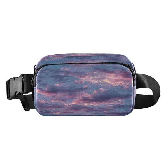 Fanny Pack Fashion Waist Packs Women's Waist Packs Men's Waist Packs Youth's Waist Packs Mobile Wallet Travel Shopping Running Hiking Fanny Pack Cartoon Purple Cloud