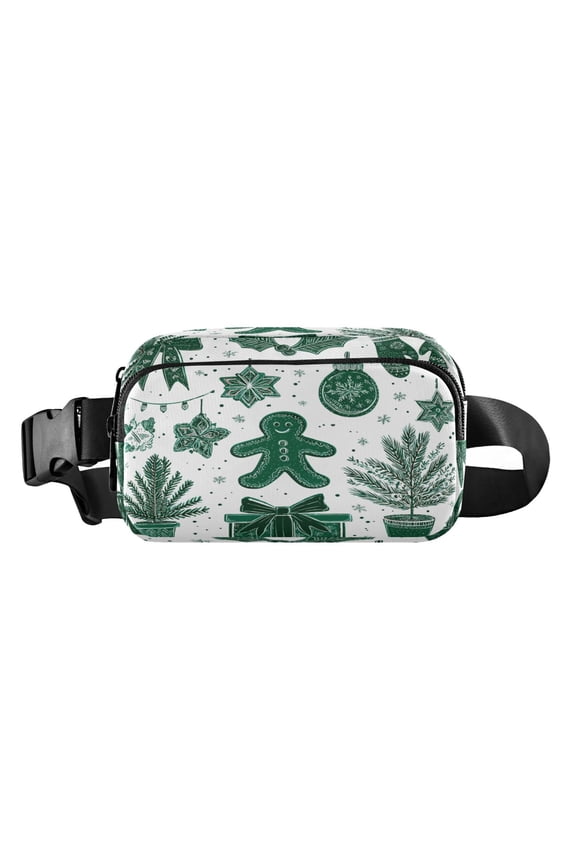 Fanny Pack Fashion Waist Packs Women's Waist Packs Men's Waist Packs Youth's Waist Packs Mobile Wallet Travel Shopping Running Hiking Fanny Pack Cartoon Gingerbread Man