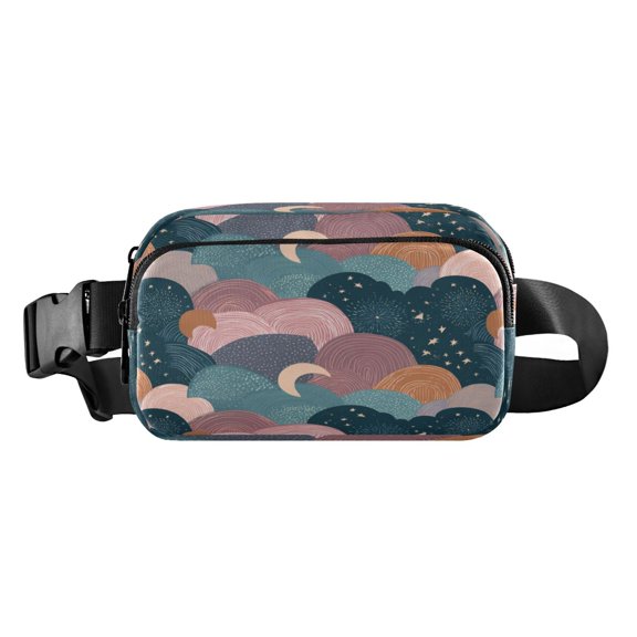 Fanny Pack Fashion Waist Packs Women's Waist Packs Men's Waist Packs Youth's Waist Packs Mobile Wallet Travel Shopping Running Hiking Fanny Pack Cartoon Beautiful Cloud