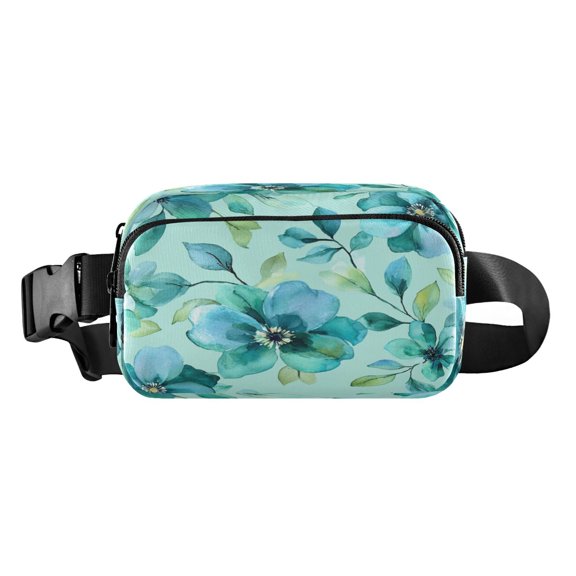 Fanny Pack Fashion Waist Packs Women's Waist Packs Men's Waist Packs Youth's Waist Packs Mobile Wallet Travel Shopping Running Hiking Fanny Pack Cartoon Navy Flowers