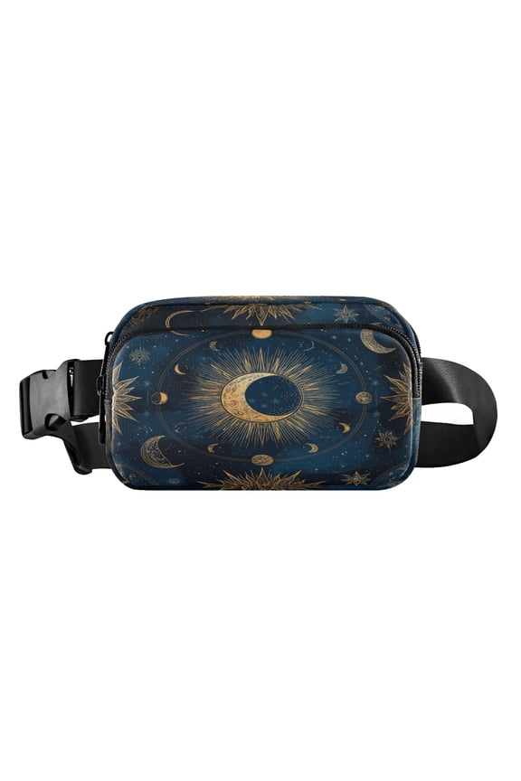 Fanny Pack Fashion Waist Packs Women's Waist Packs Men's Waist Packs Youth's Waist Packs Mobile Wallet Travel Shopping Running Hiking Fanny Pack Moon Pattern