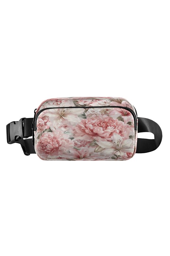 Fanny Pack Fashion Waist Packs Women's Waist Packs Men's Waist Packs Youth's Waist Packs Mobile Wallet Travel Shopping Running Hiking Fanny Pack Soft Elegant Flower Art