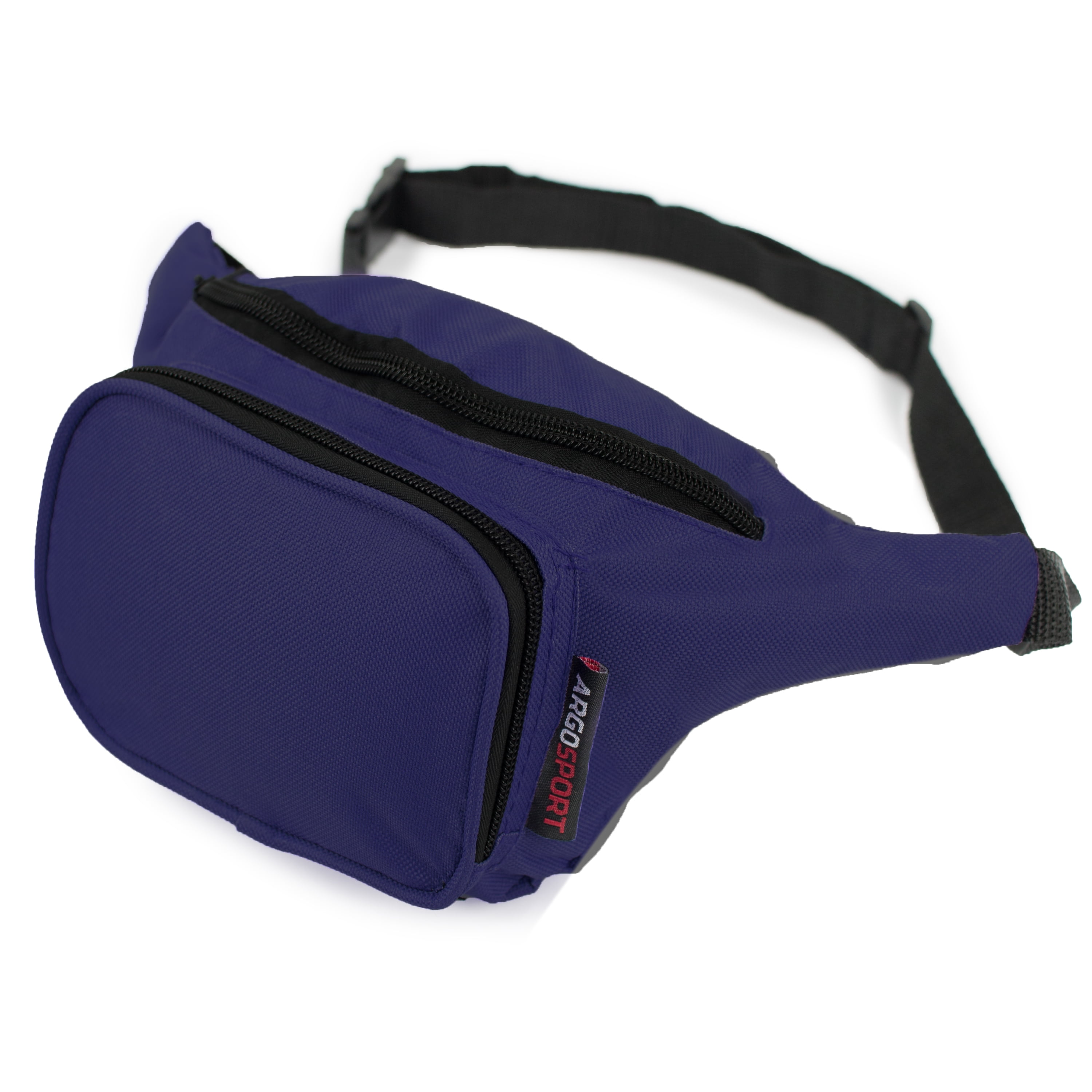 Fanny Pack Multi-pocket Purple Waist Bag 