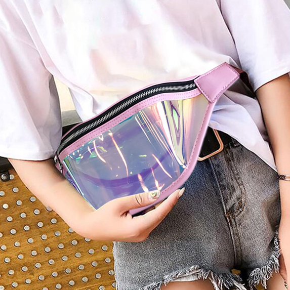 Fanny Pack Purse Waist Pouch Waist Pack Bag for Gym Outdoor Sports Traveling Pink