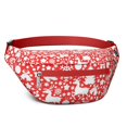 thumbnail image 1 of Fanny Pack Red Christmas Deer and Gift Pattern Waist Pack Bag,Running Cross Bag,Waterproof Large Fanny Packs for Women Men for Travel Running Hiking Cycling, 1 of 6