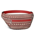 thumbnail image 1 of Fanny Pack Red Christmas Reindeer Pattern Waist Pack Bag,Running Cross Bag,Waterproof Large Fanny Packs for Women Men for Travel Running Hiking Cycling, 1 of 6