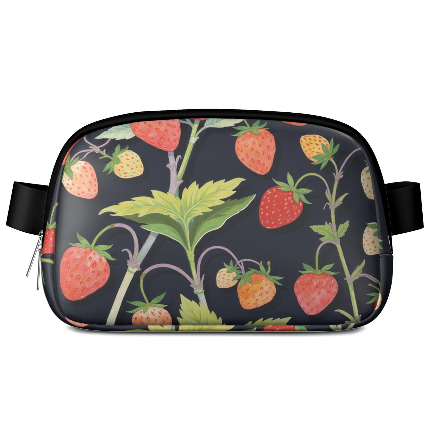 Fanny Pack Strawberry Waist Bag Running Belt Bag for Jogging for Women Casual Waist Packs with Adjustable Strap Waterproof Belt Bag for Workout Running Travelling