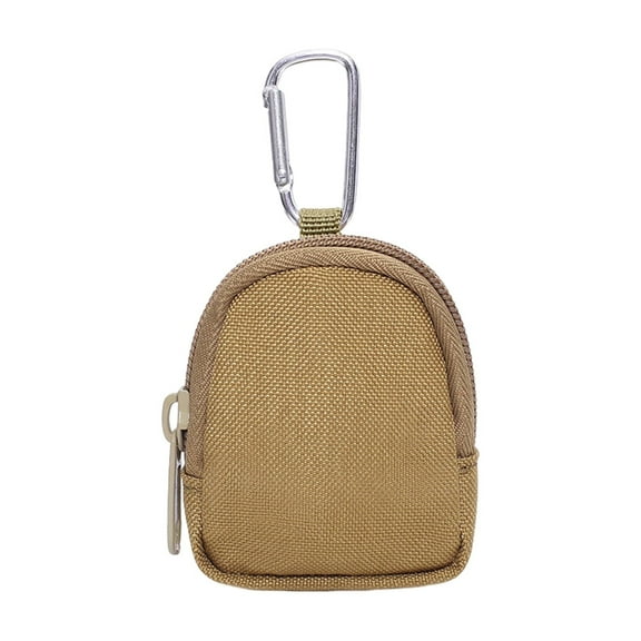 Fanny Pack Waterproof Oxford Cloth Portable Coin Purse Keychain Wallet Headset Case Camouflage Print Storage Waist Bag