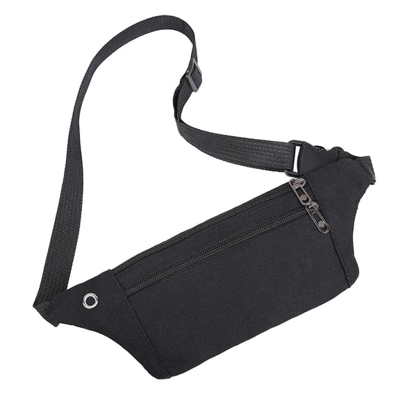 Fanny Pack for Men & Women Travel Wallet Bag for Cell Phone Belt Bag Crossbody Bag with Headphone Hole for Travel Walking Running Hiking Cycling