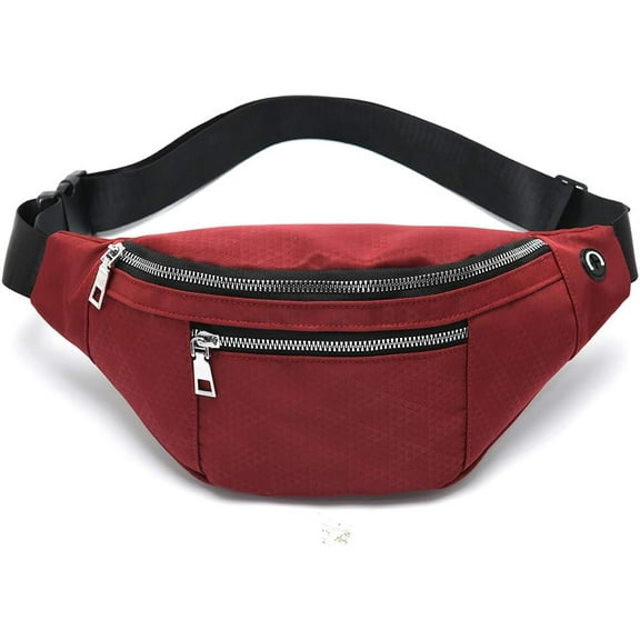 Fanny Pack for Men Women - Water Resistant Fashion Waist Bag Pack with Adjustable Strap for Travel Hiking Running Outdoor Sports.