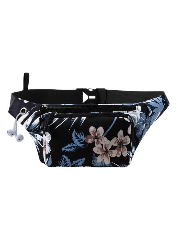 Fanny Pack for Women & Men - Crossbody Waist Bag Lightweight Belt Bum Bag for Sports, Travel, Hiking, Everyday Use