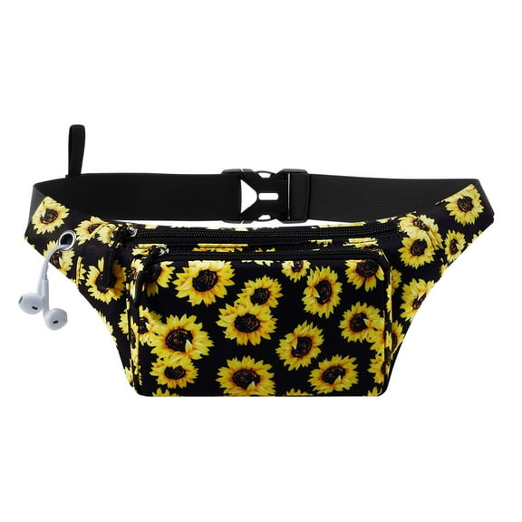 Fanny Pack for Women & Men - Crossbody Waist Bag Lightweight Belt Bum Bag for Sports, Travel, Hiking, Everyday Use