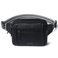 thumbnail image 1 of Fanny Packs for Women Fashion Waist Packs Bag with Adjustable Strap and 4 Zipper Pockets Waterproof Everywhere Crossbody Belt Bag for Workout Running Travelling(Black), 1 of 8