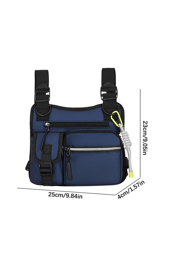 Fanny and Waist Packs Adjustable Multifunctional Chest Bag Reflective Bag Street Outdoor Bag