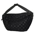 thumbnail image 1 of Fanny and Waist Packs Womens Summer Fashionable Plaid Pattern Zipper Belt Bag, 1 of 9