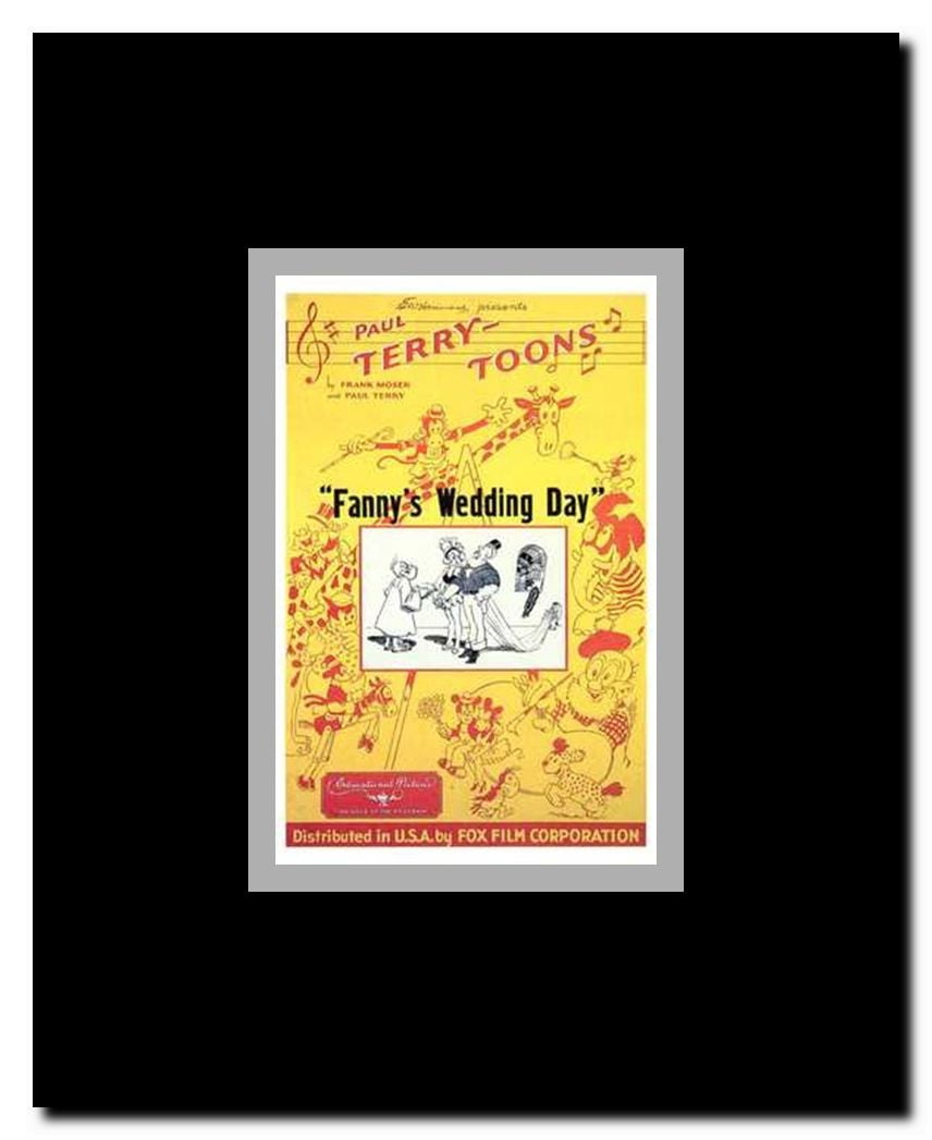Fanny's Wedding Day Framed Movie Poster