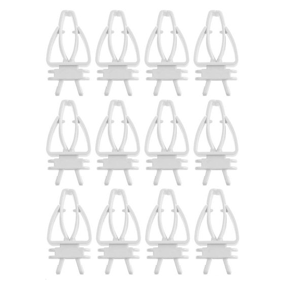 Fanoery 12 Pcs Pet Bird Fruit Feeding Clips Treats Food Holder for Bird Cage Decorations