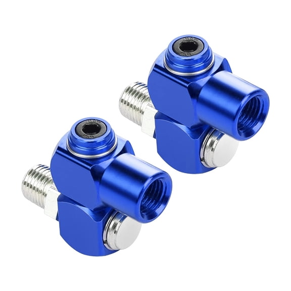 Fanoery 2 Pack Air Hose Connector Air Fittings Perfect Solution for Tight Space Durable