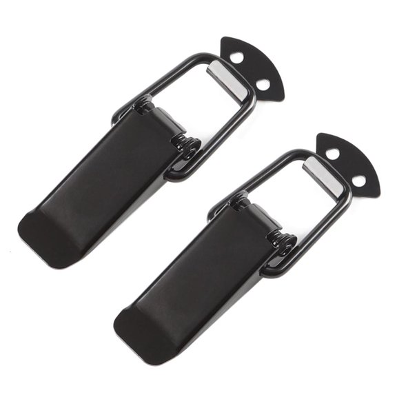 Fanoery 2 Pack Car Bumper Security Hook Lock Clips set Quick Release Hook Clips for Universal Car Trunk Car Accessories Durable