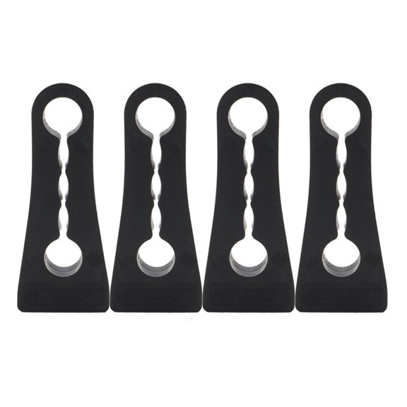 Fanoery 4Pcs Car Door Lock Sound Deadener Damper Buffer Rattling Screaks Soundproof Deaf Seal Buffer Auto Accessory