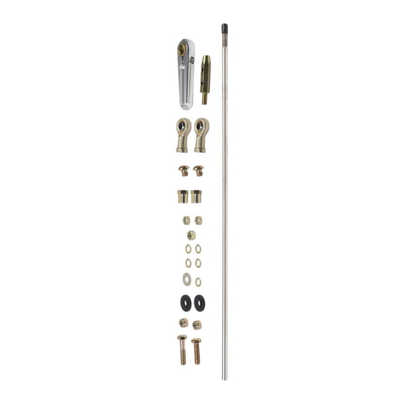 Fanoery Adjustable Transmission Column shifts Linkage set 21inch Linkage for 4L60 4L60